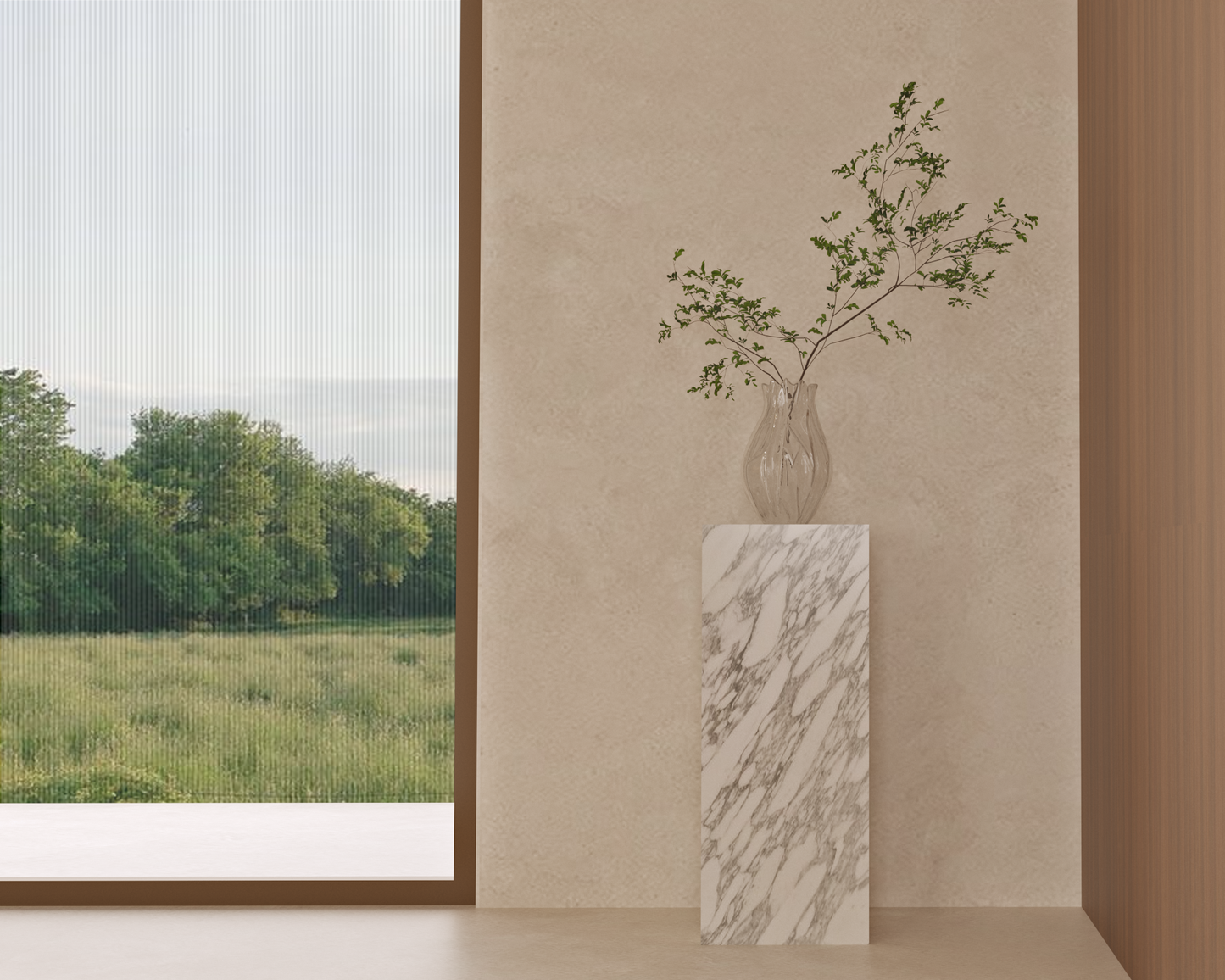 BLOC Pedestal Arabescato
