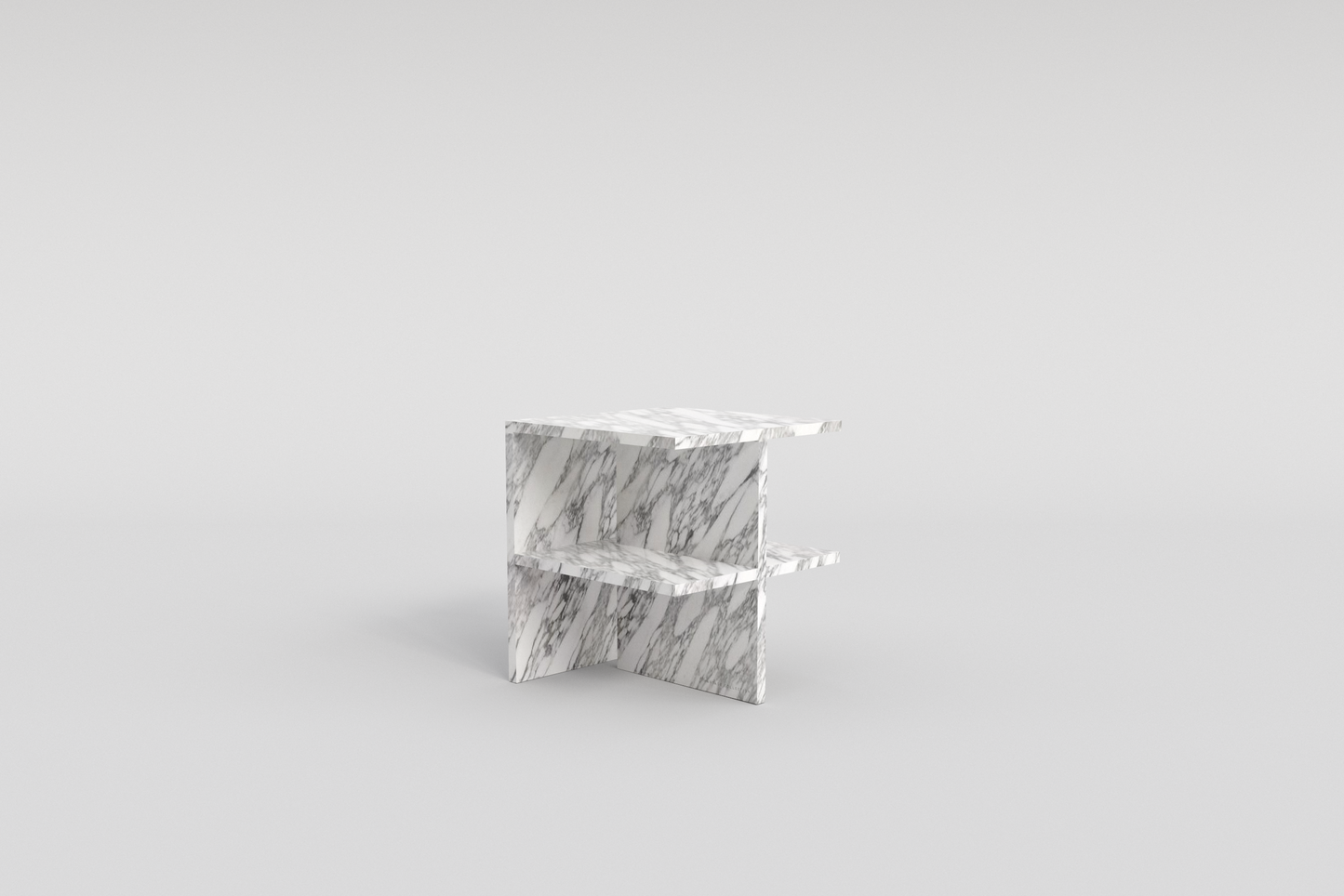 LINEA Bedside Table Arabescato
