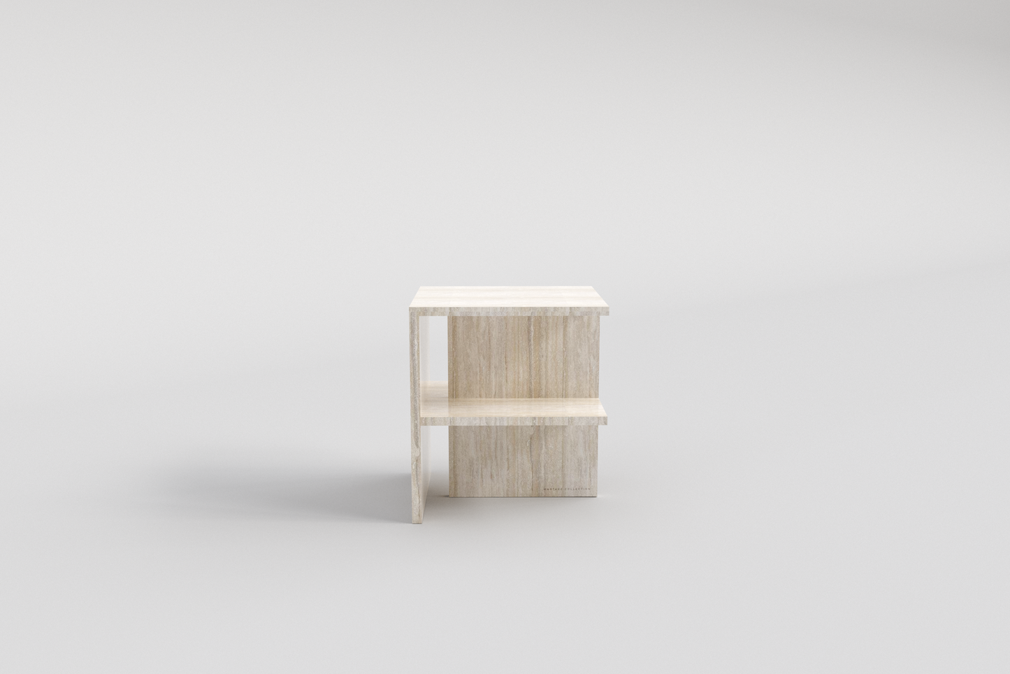 LINEA Bedside Table Travertino