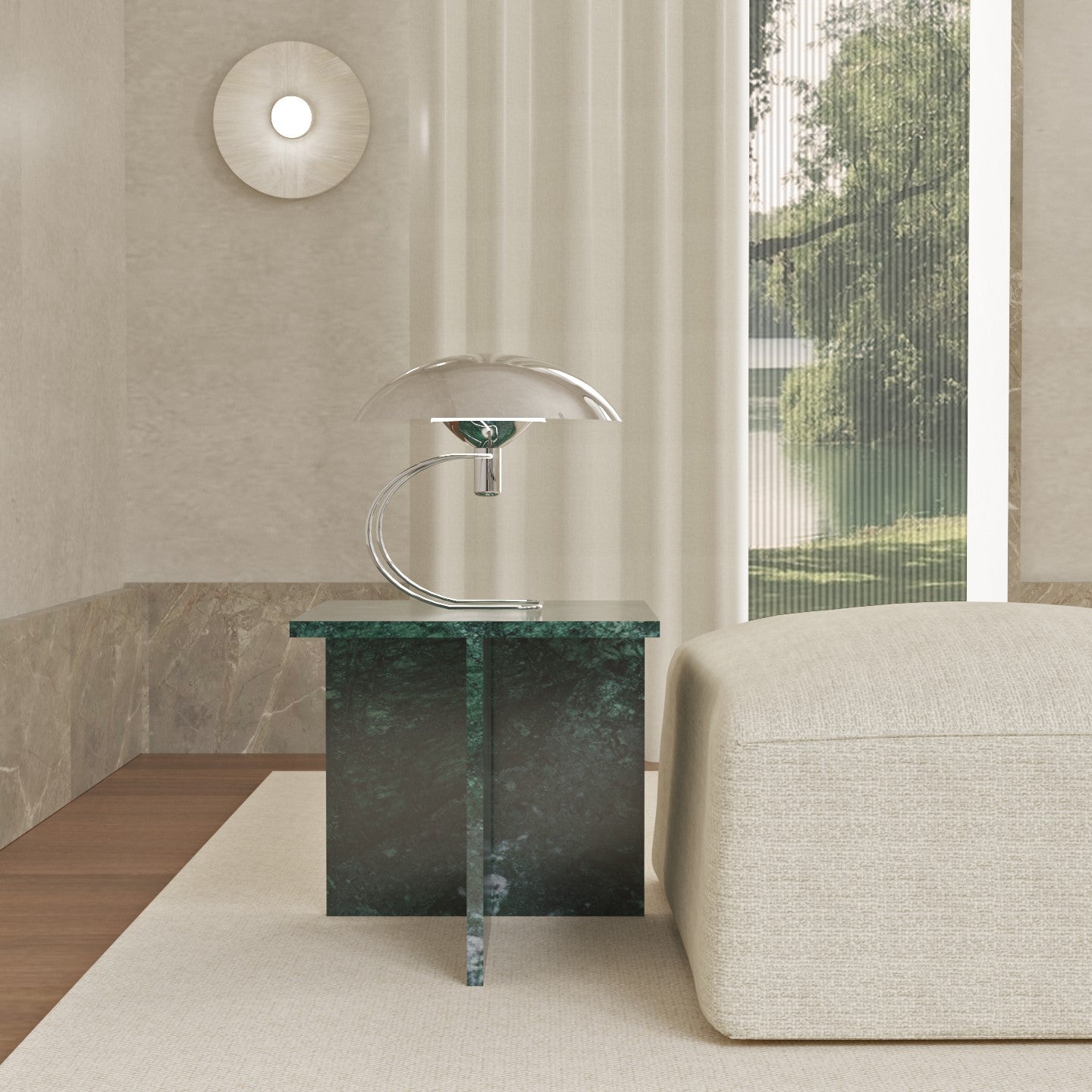 LINEA Side Table Verde Guatemala