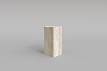 BLOC Pedestal Travertino